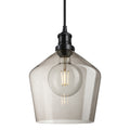 Brooklyn Glass Schoolhouse Pendant Light - 10 Inch