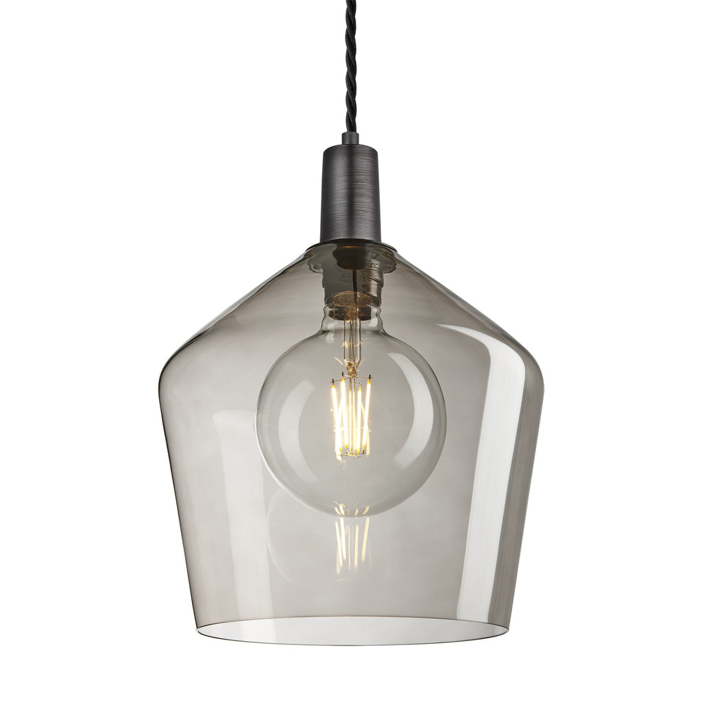 Sleek Schoolhouse Pendant – 10 Inch Glass Shade