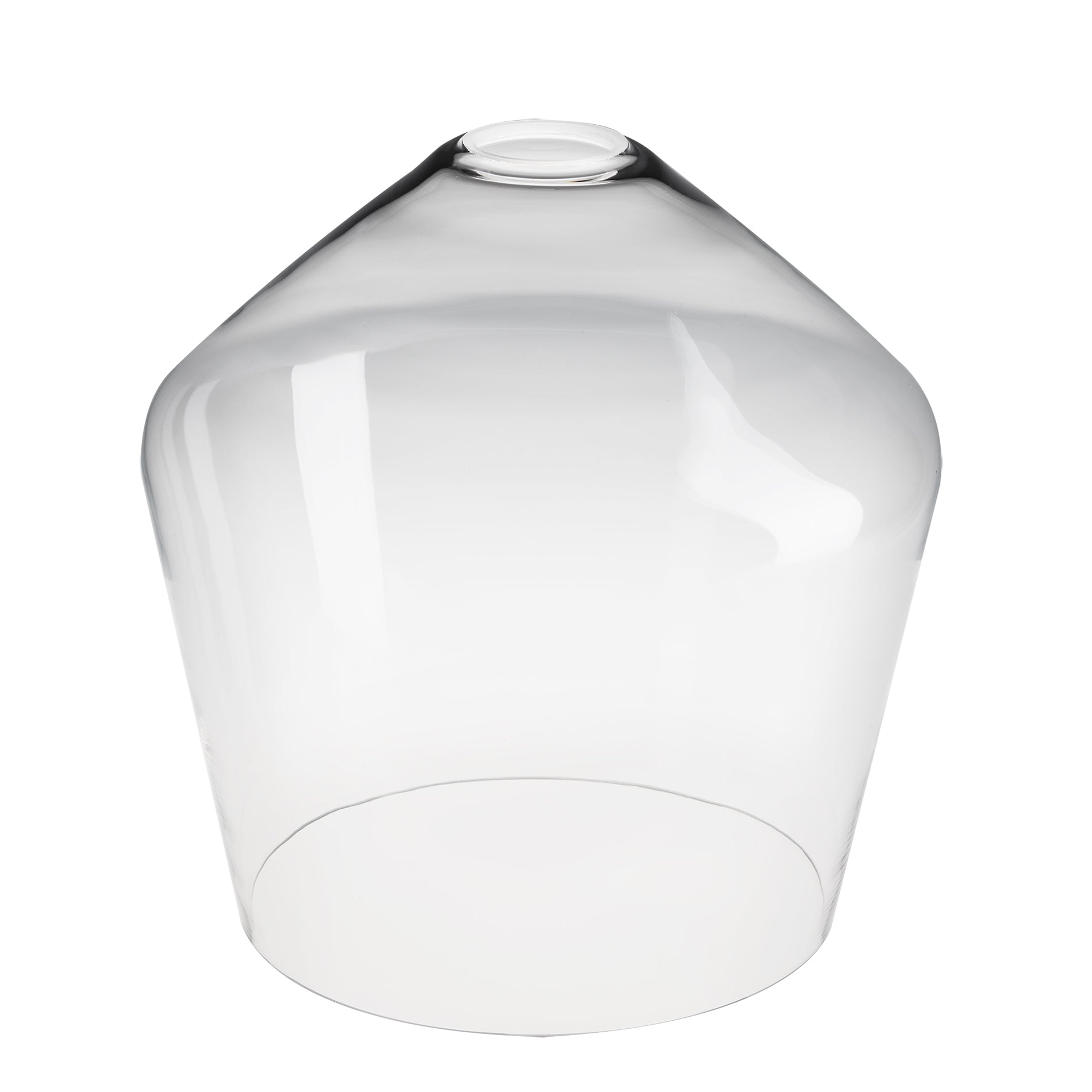Sleek Schoolhouse Pendant – 10 Inch Glass Shade