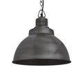 Brooklyn Dome Pendant Light - 13 Inch - Chain Holder