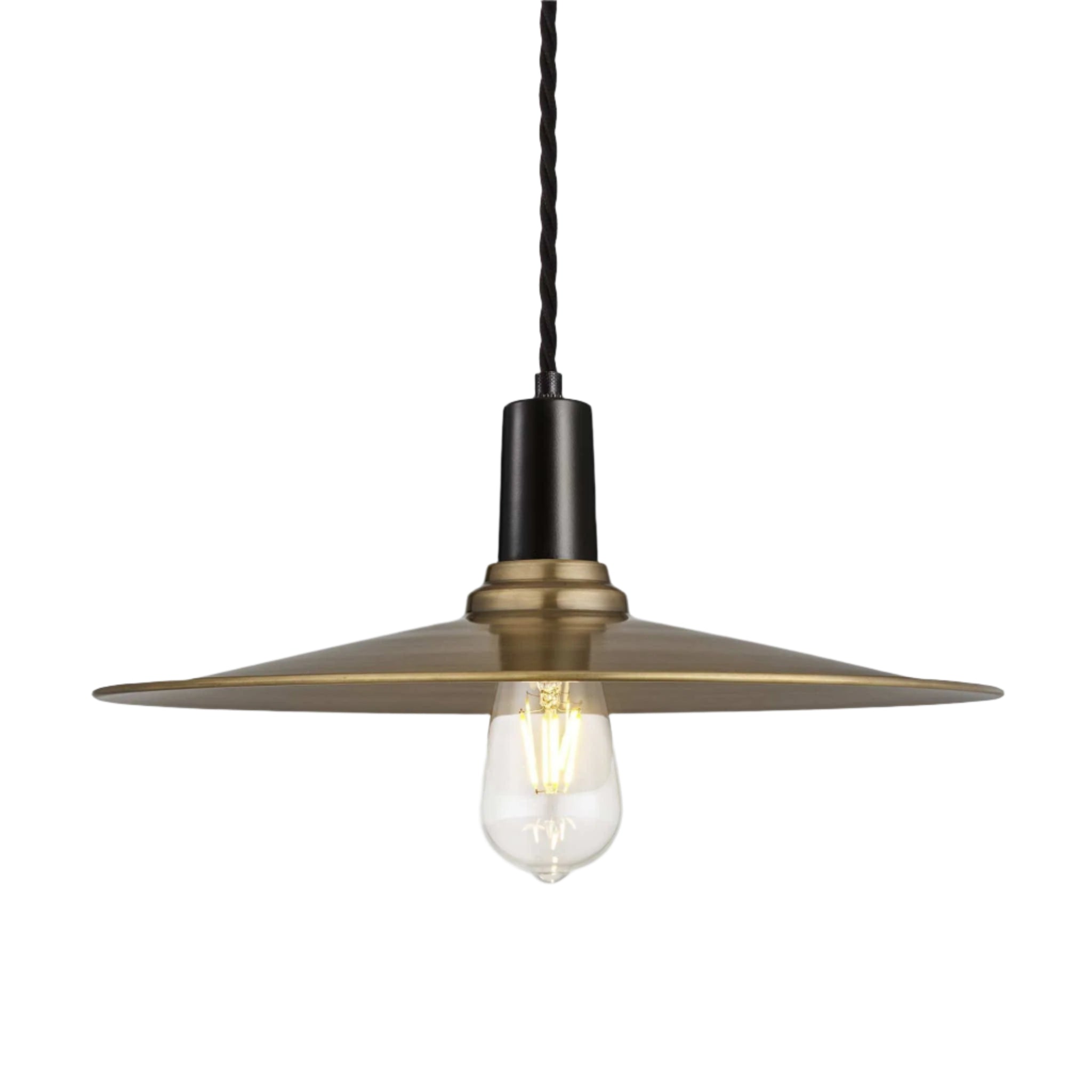 Sleek Flat Pendant - 15 Inch