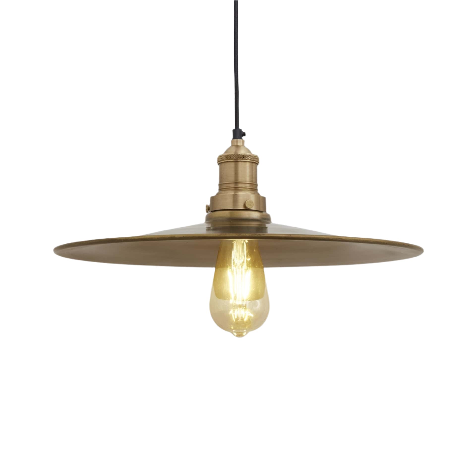 Brooklyn Flat Pendant Light - 15 Inch