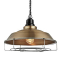 Brooklyn Step Pendant Light - 16 Inch - Chain Holder