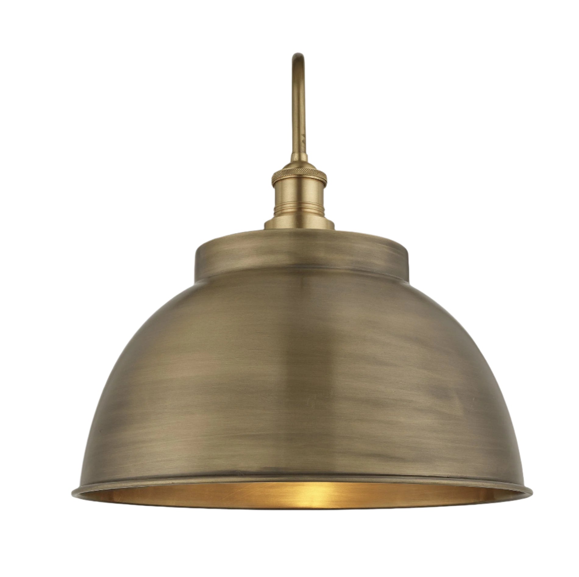 Swan Neck Outdoor & Bathroom Dome Wall Light - 17 Inch
