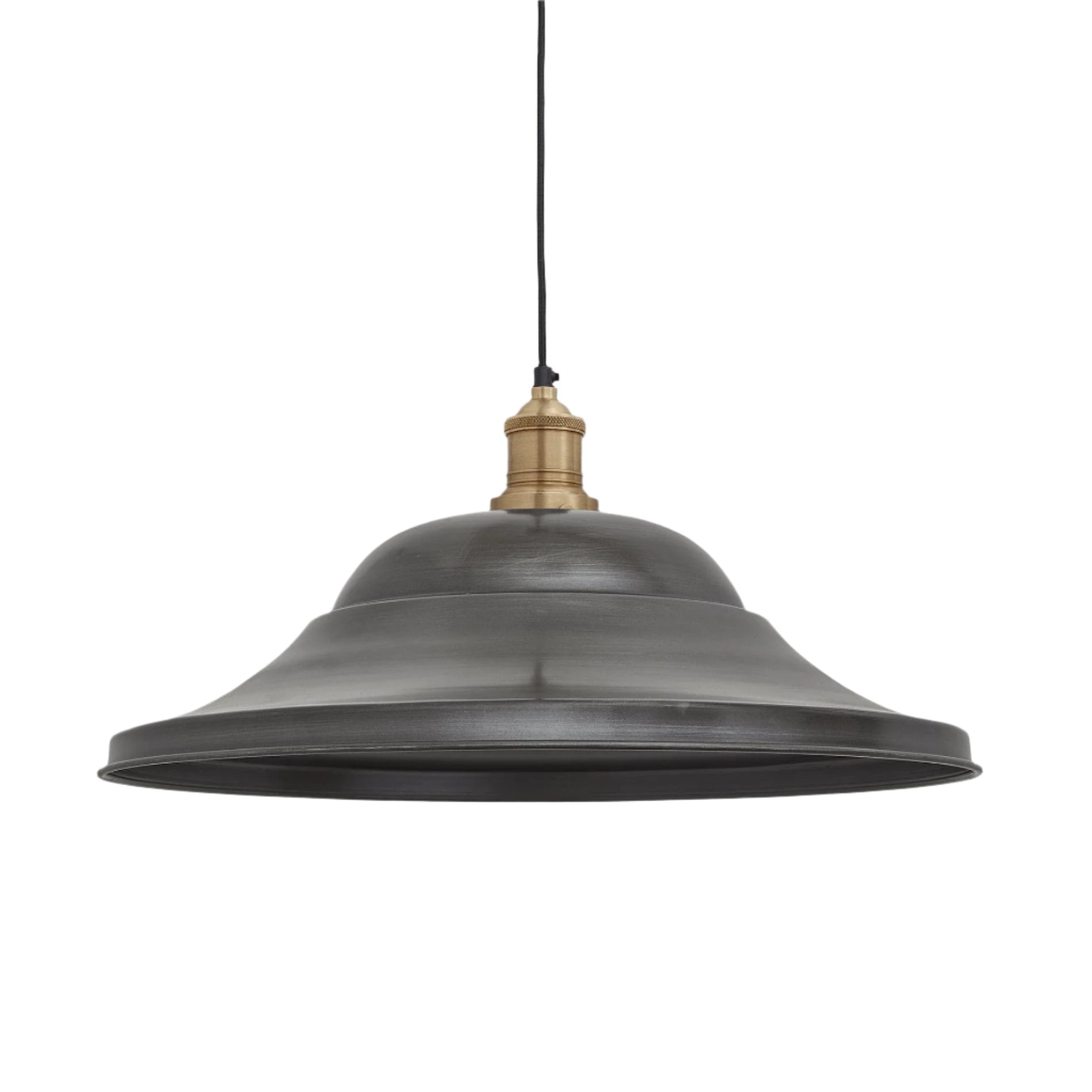 Brooklyn Giant Hat Pendant - 21 Inch - Pewter