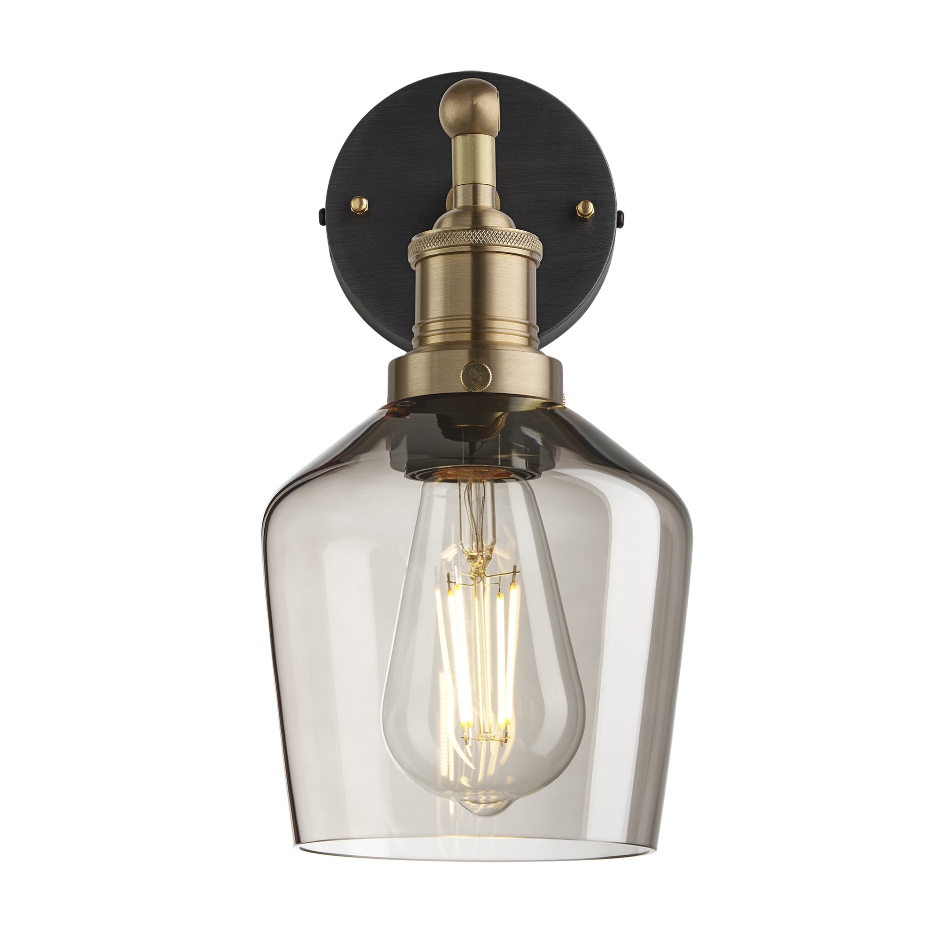Brooklyn Glass Schoolhouse Wall Light - 5.5 Inch