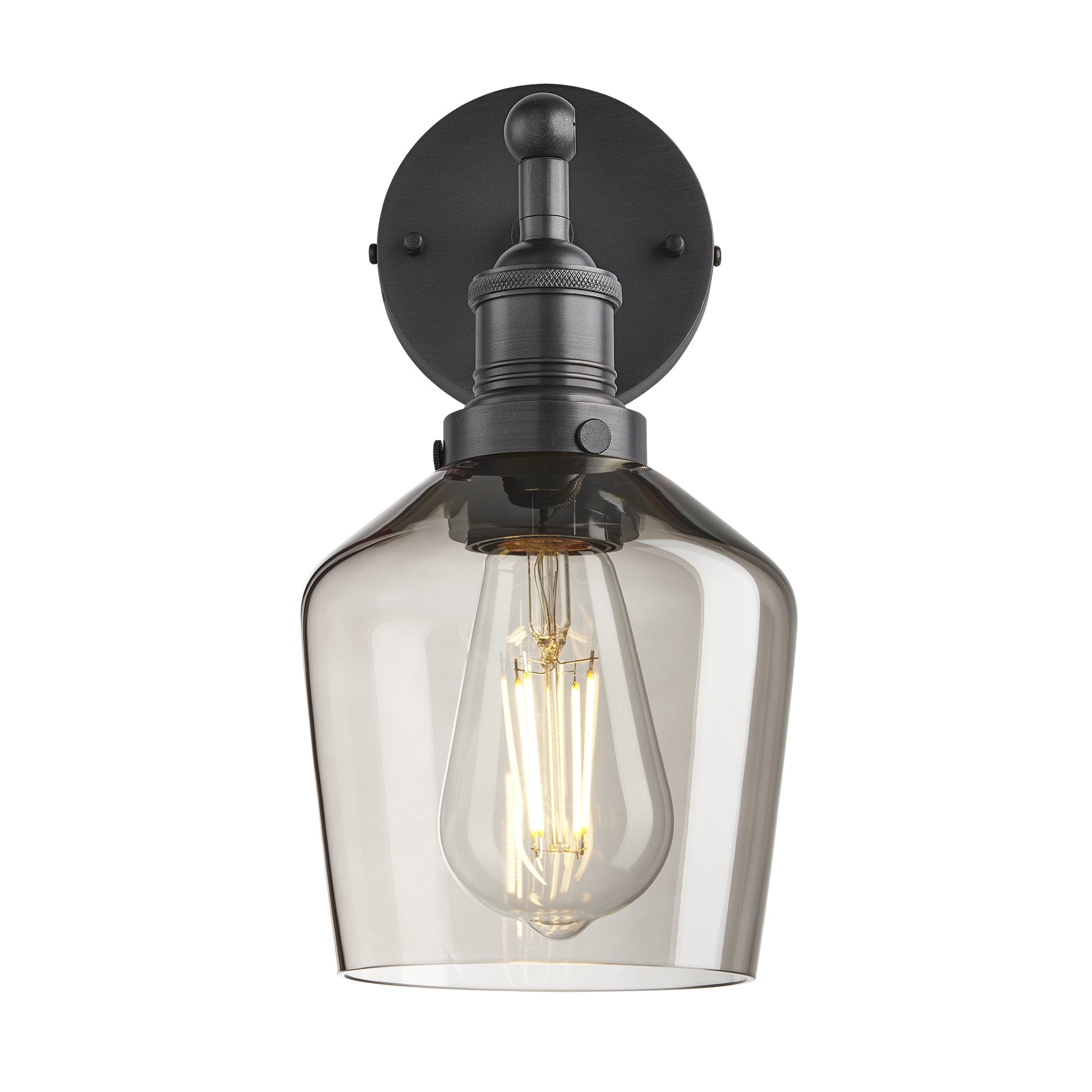 Brooklyn Glass Schoolhouse Wall Light - 5.5 Inch