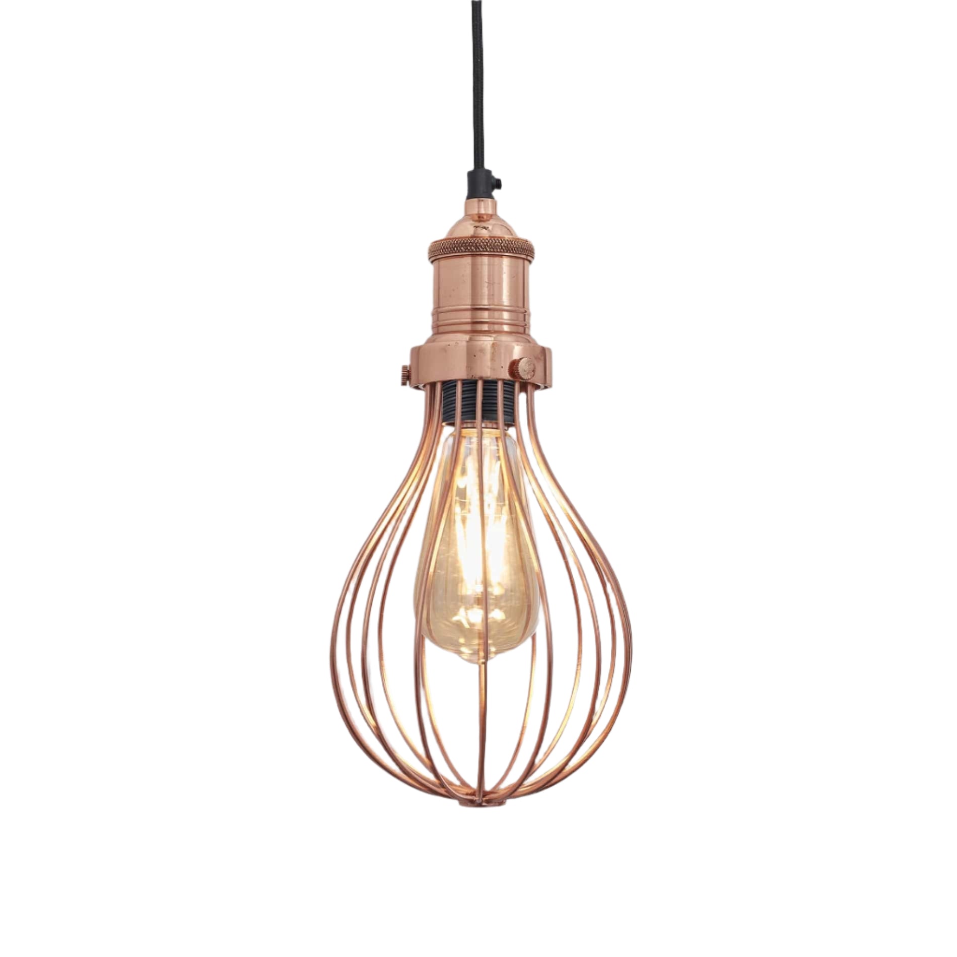 Brooklyn Balloon Cage Pendant - 6 Inch