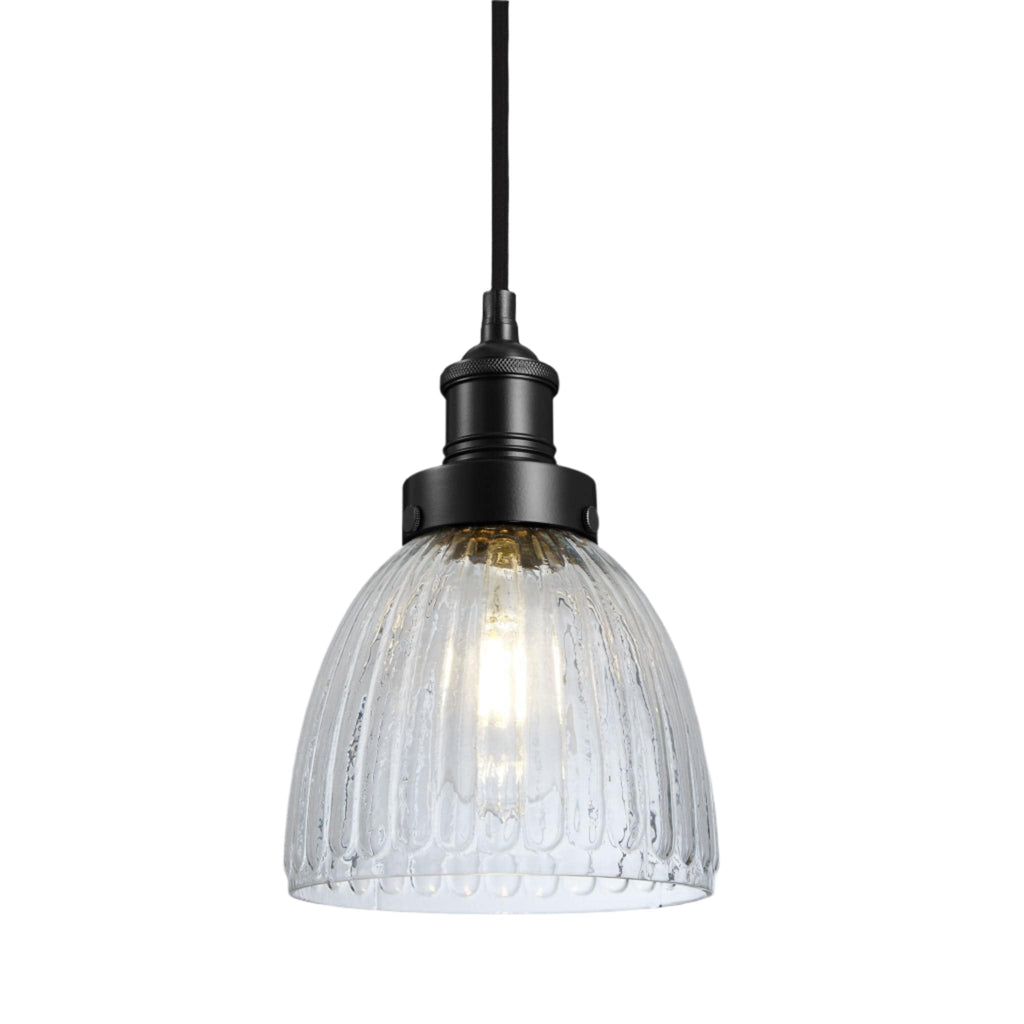 Brooklyn Glass Cone Pendant Light - 7 Inch