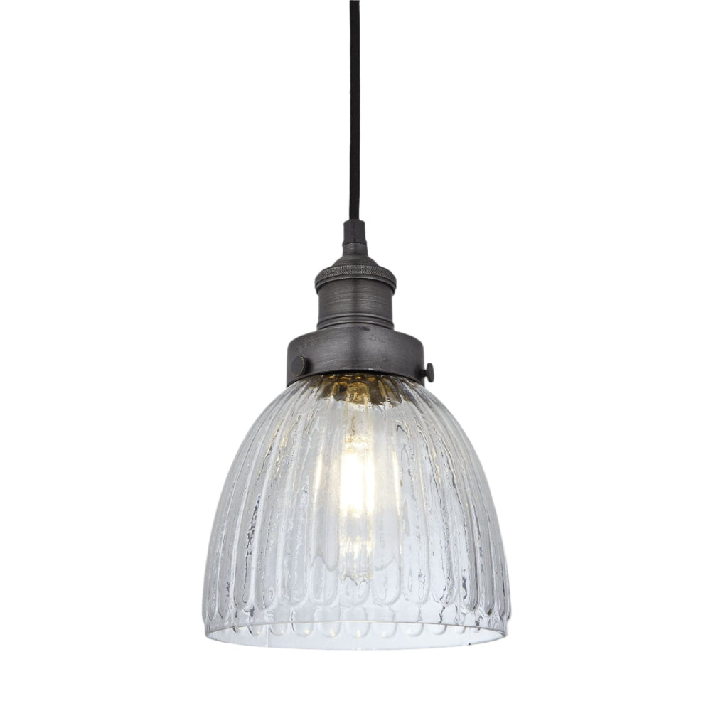 Brooklyn Glass Cone Pendant Light - 7 Inch