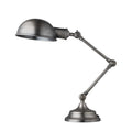 Brooklyn Pharmacy Adjustable Dome Table Lamp - 7 Inch - Gunmetal