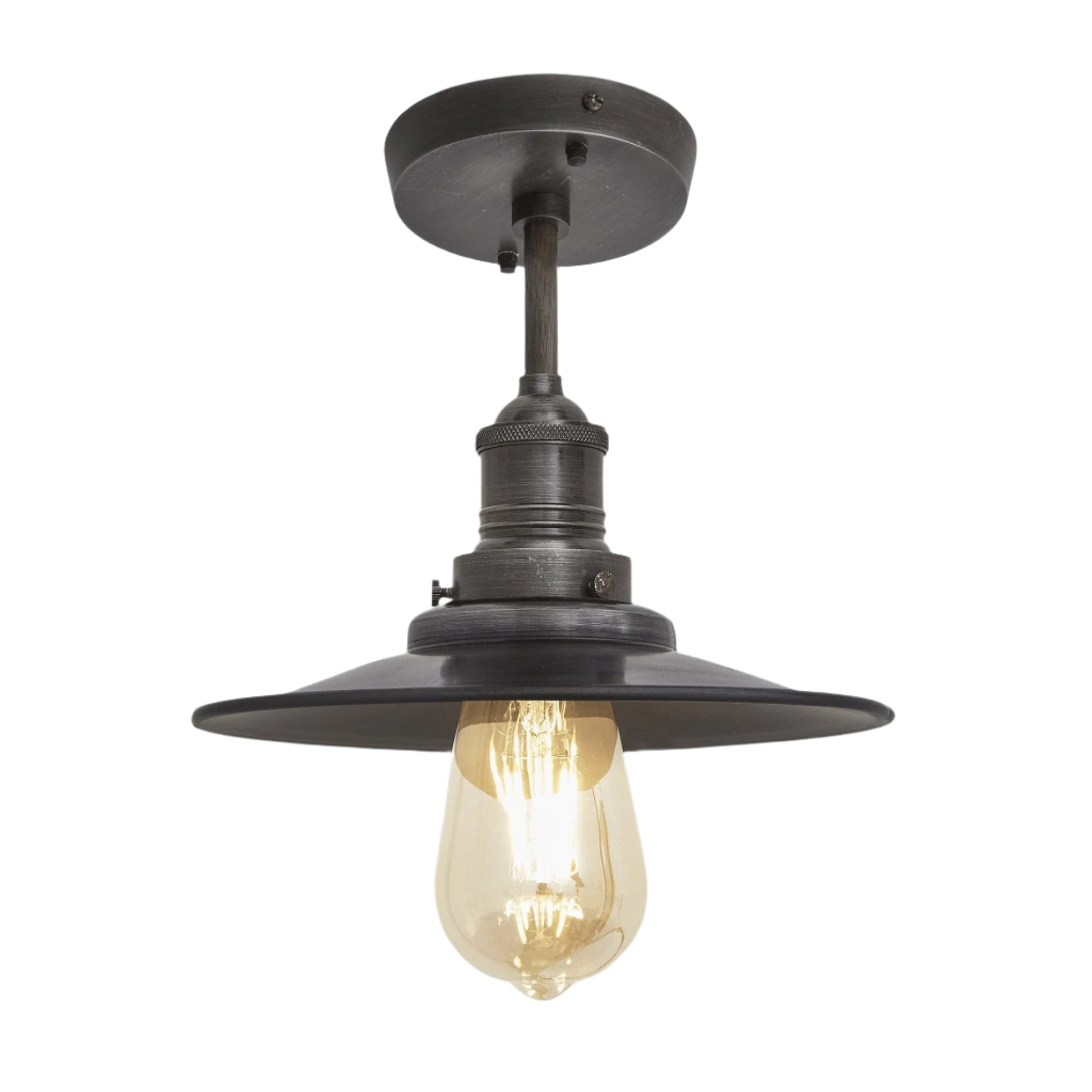 Brooklyn Flat Semi Flush Mount - 8 Inch