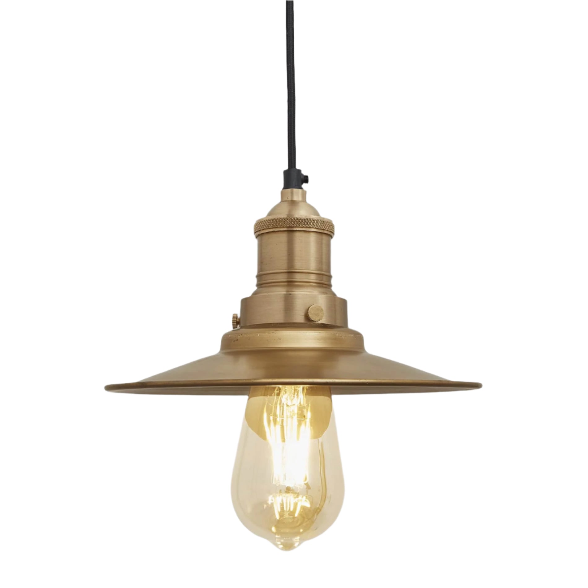 Brooklyn Flat Pendant Light - 8 Inch