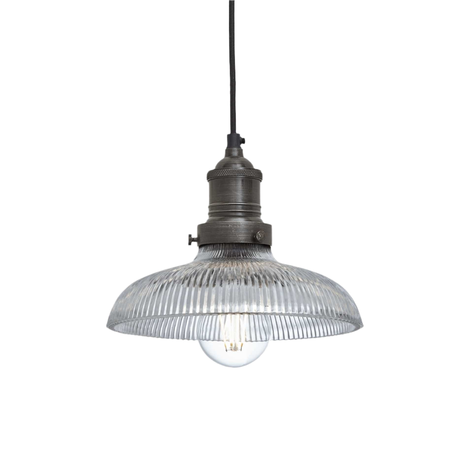 Brooklyn Glass Dome Pendant - 8 Inch