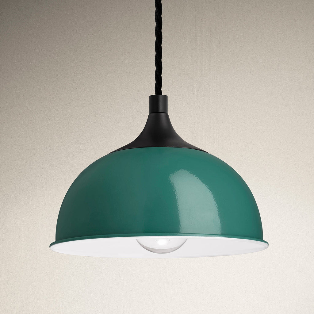 Chelsea Colourful Dome Pendant - 8 Inch