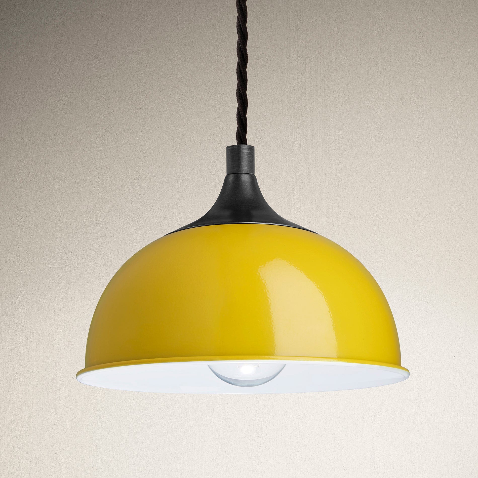 Chelsea Colourful Dome Pendant - 8 Inch