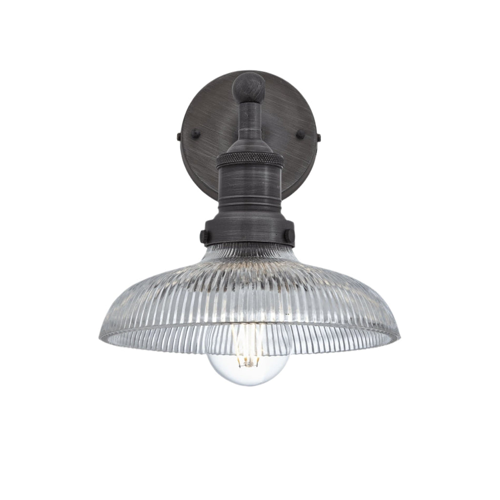 Brooklyn Glass Dome Wall Light - 8 Inch