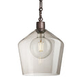 Albany Glass Schoolhouse Pendant Light - 10 Inch - Chain Holder