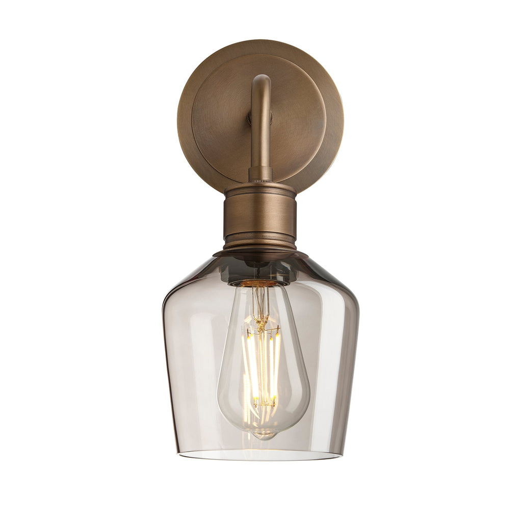 Albany Glass Schoolhouse Single Wall Light - 5.5 Inch