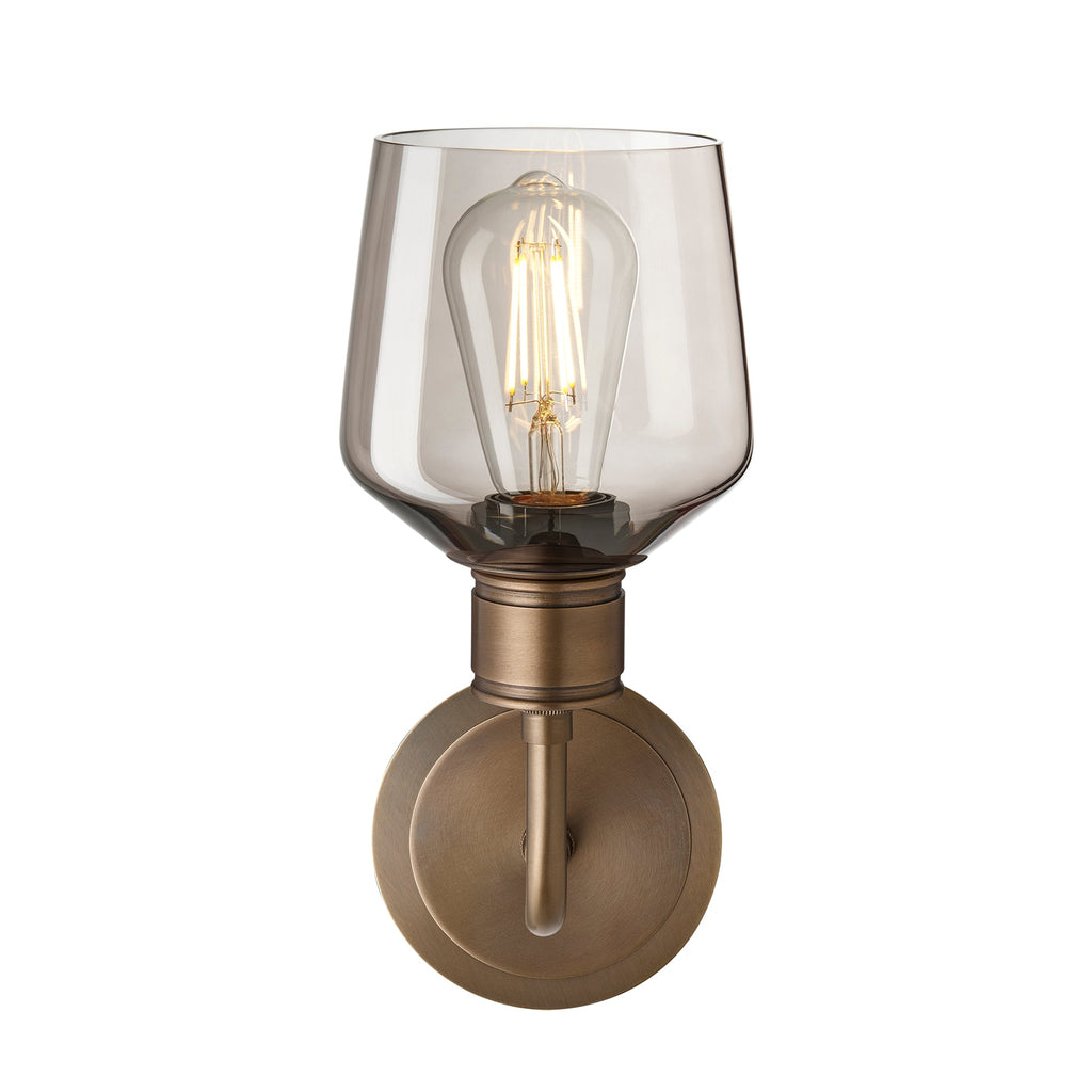 Albany Glass Schoolhouse Single Wall Light - 5.5 Inch