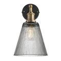 Brooklyn Glass Funnel Wall Light - 8 Inch - Clear