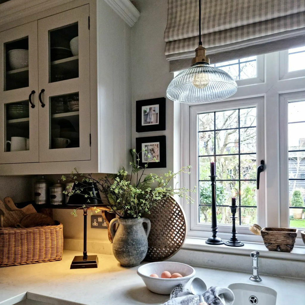 Brooklyn Glass Dome Pendant Light - 12 Inch