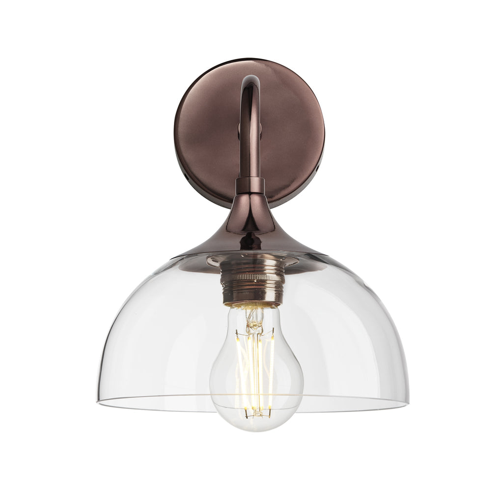 Chelsea Glass Dome Wall Light - 8 Inch