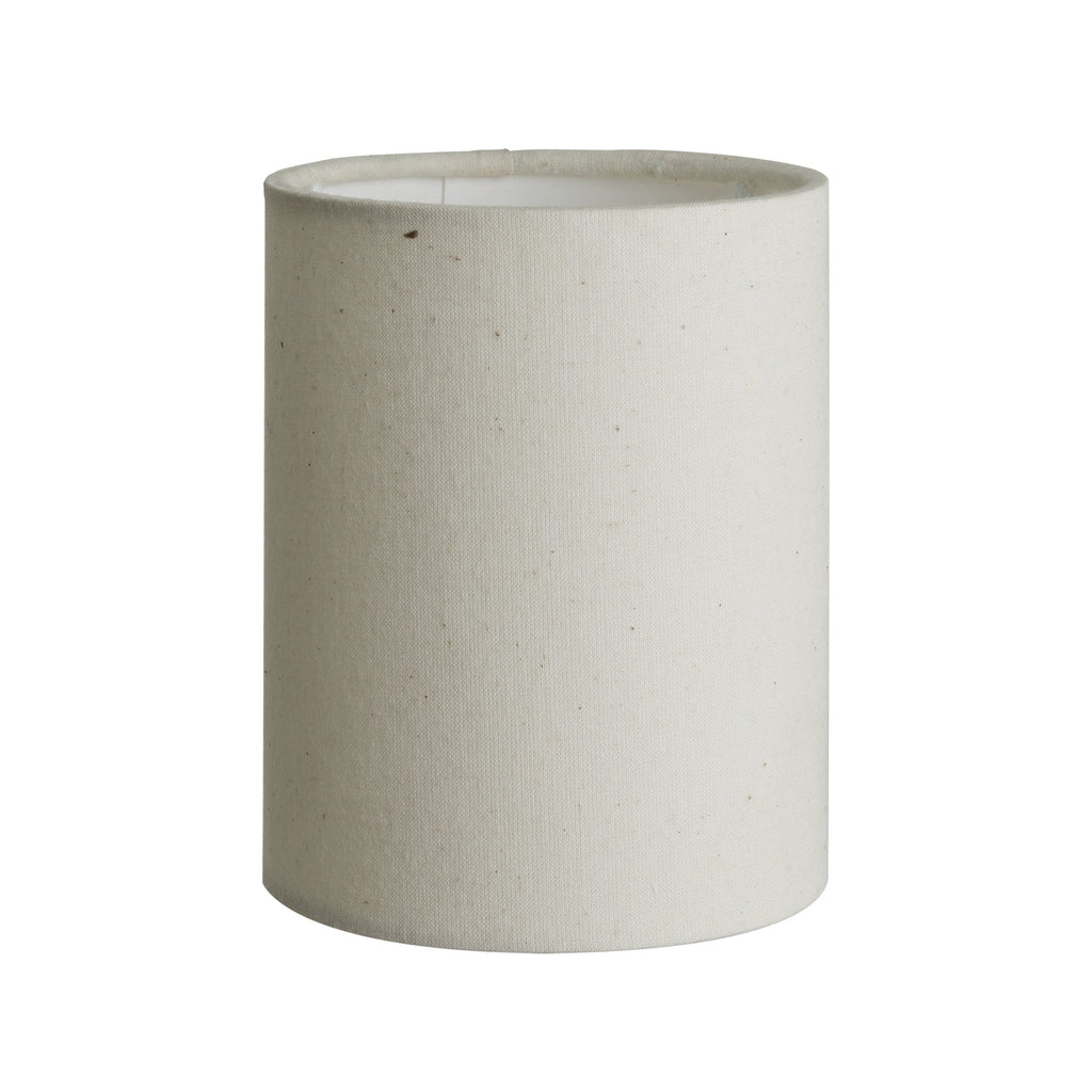 Knurled Cylinder Torch Double Wall Light - Light Natural Cotton