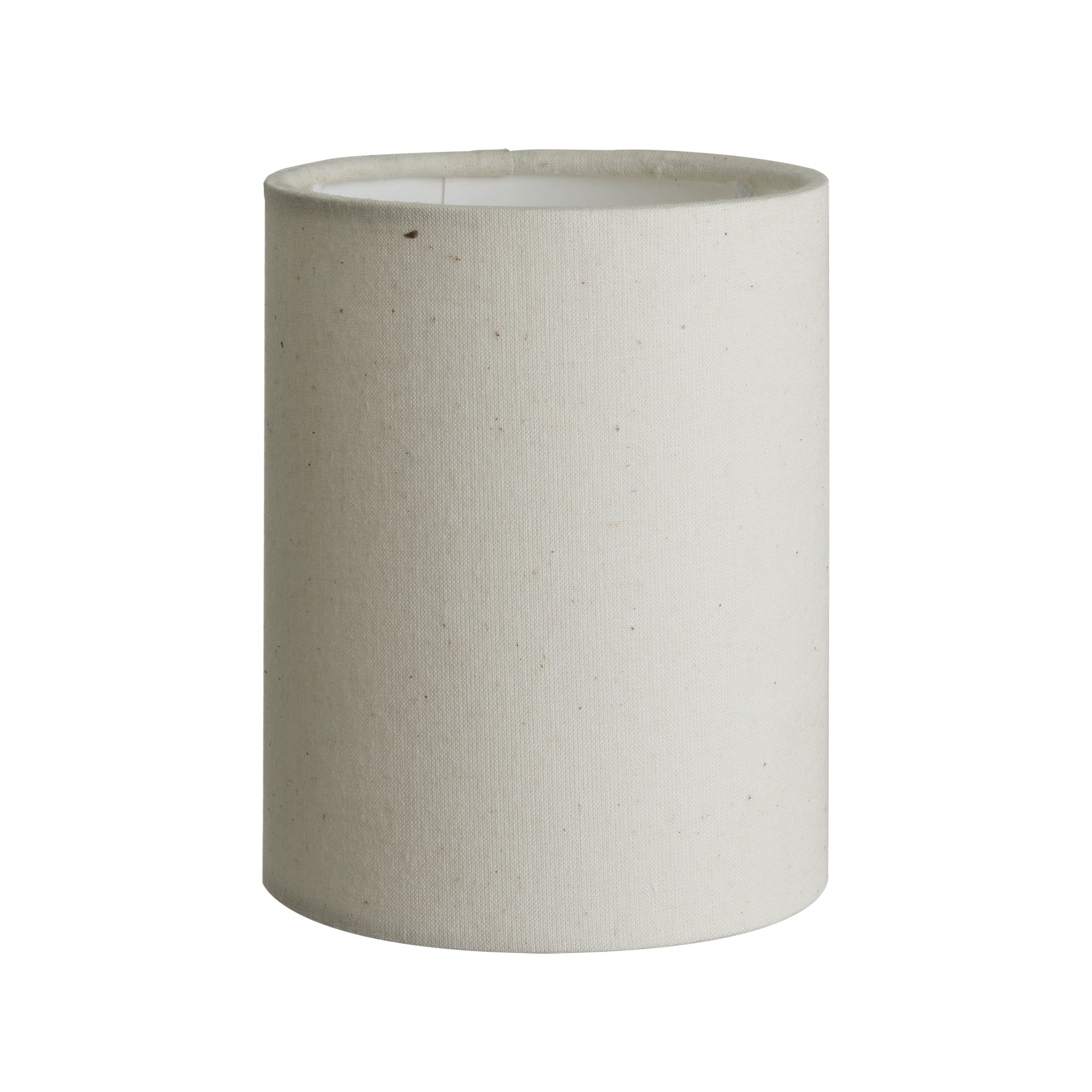 Knurled Cylinder Torch Double Wall Light - Light Natural Cotton