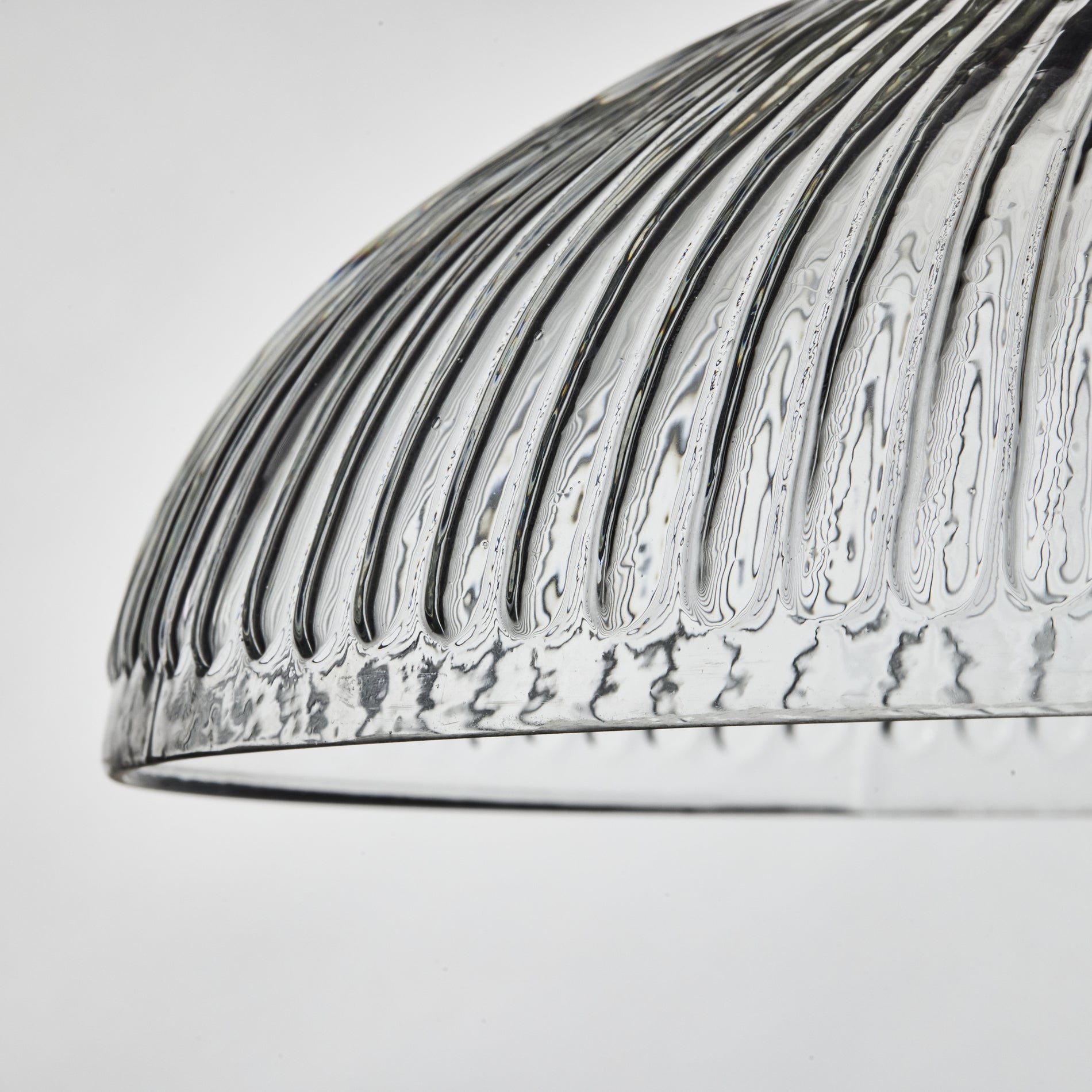 Brooklyn Glass Dome Pendant Light - 12 Inch