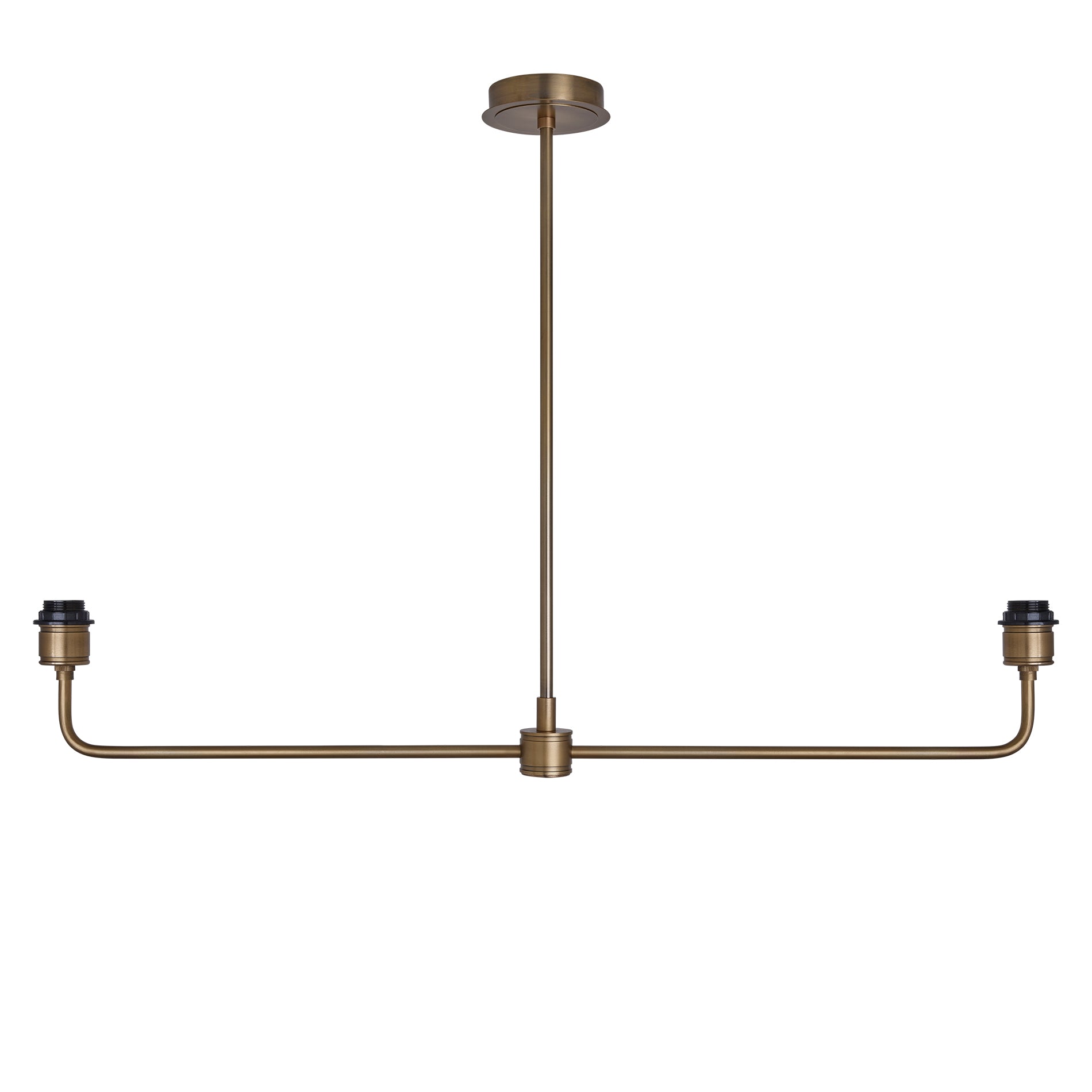 Albany Double Pendant Light - Natural Cotton Shades