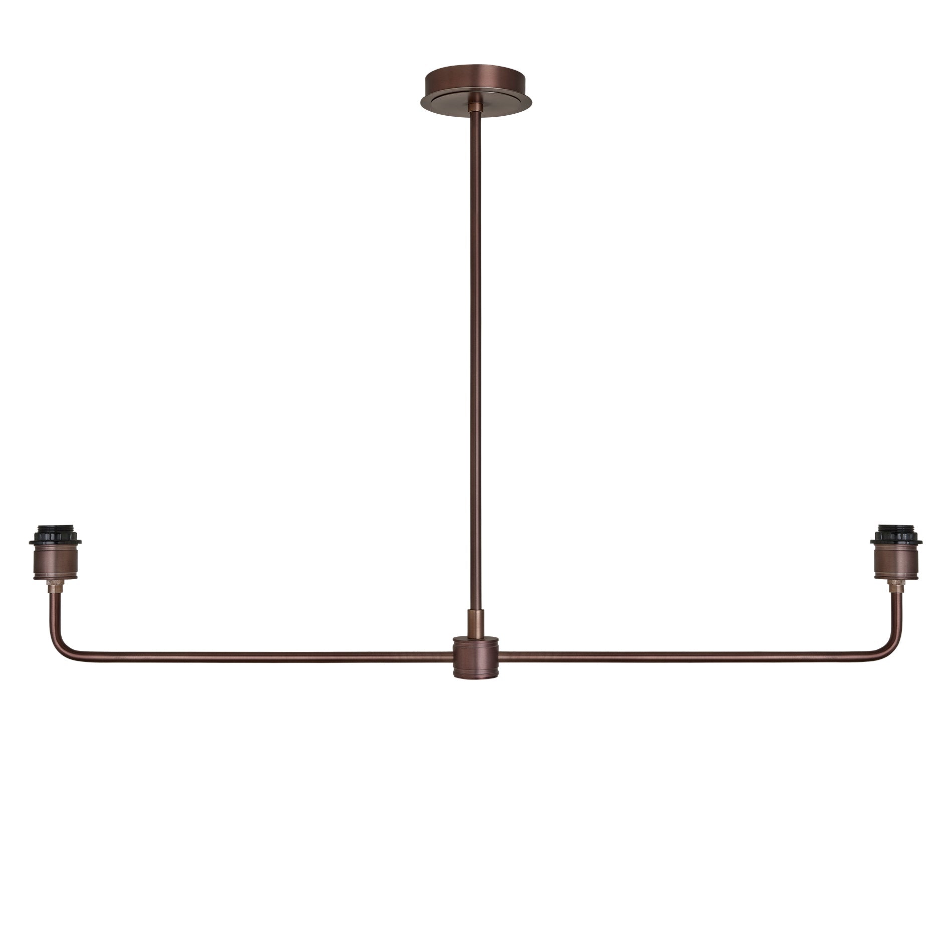 Albany Double Pendant Light - Natural Cotton Shades