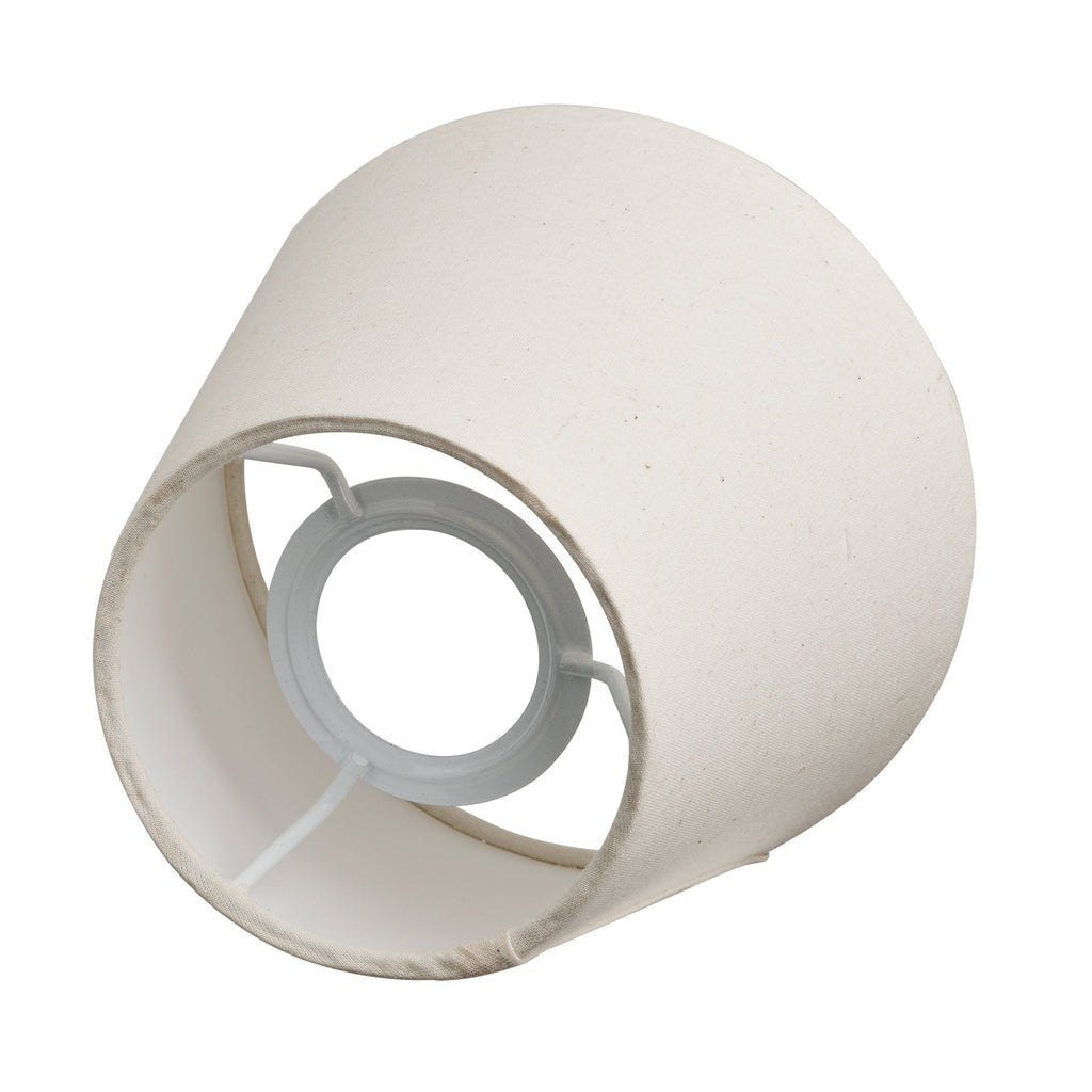 Henley Empire Double Wall Light - Light Natural Cotton