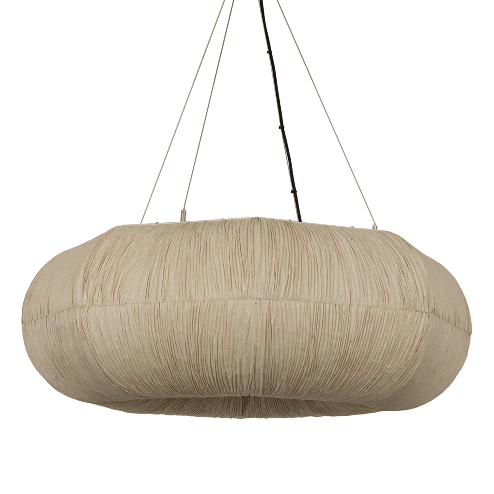 Epping Ring Paper Pendant Light - Ivory