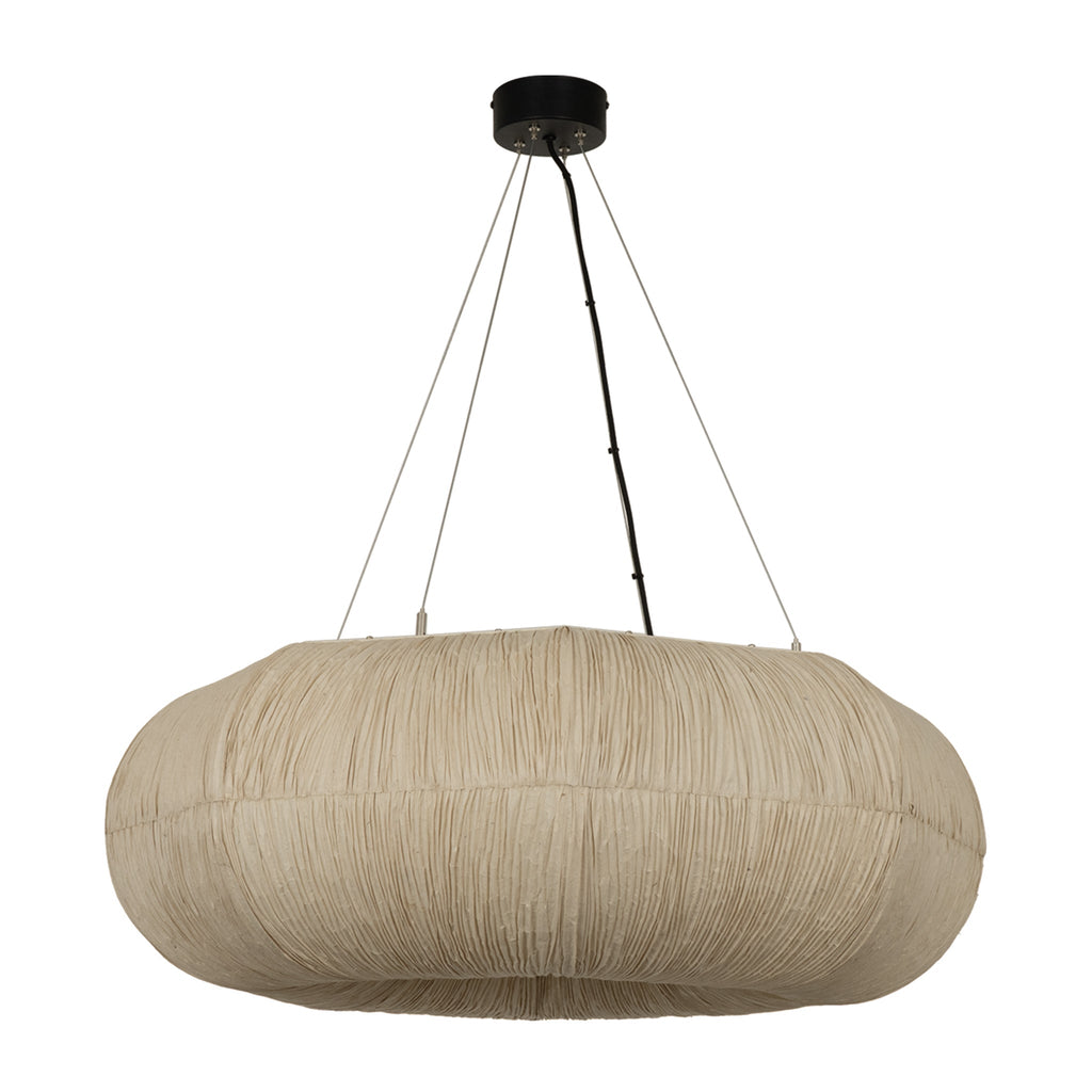 Epping Ring Paper Pendant Light - Ivory