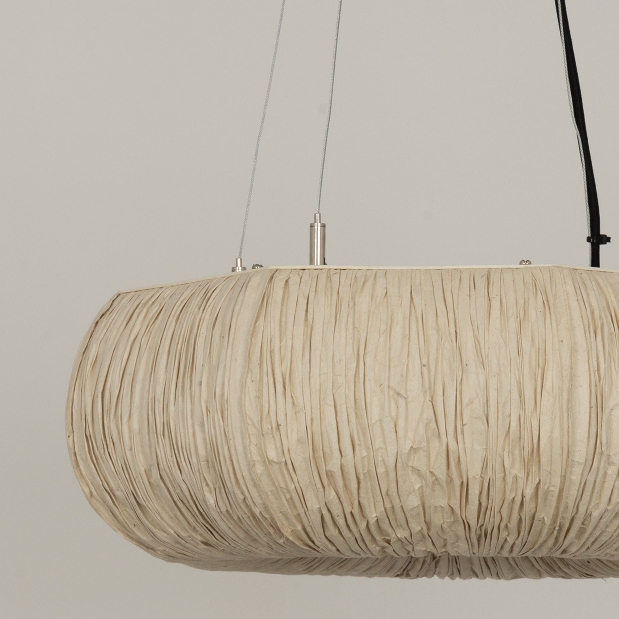 Epping Ring Paper Pendant Light - Ivory