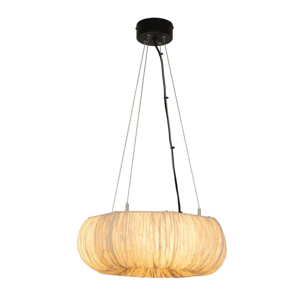 Epping Ring Paper Pendant Light - Ivory