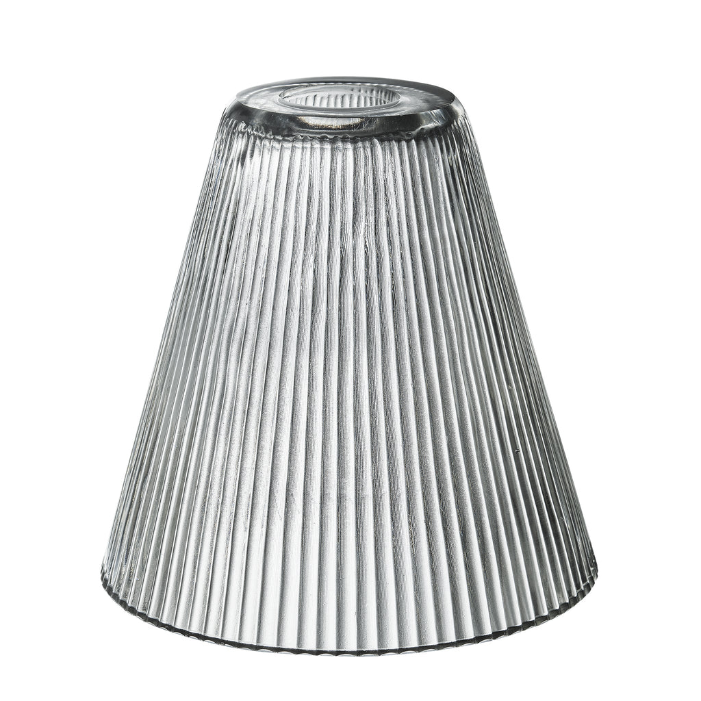 Brooklyn Glass Funnel Wall Light - 8 Inch - Clear