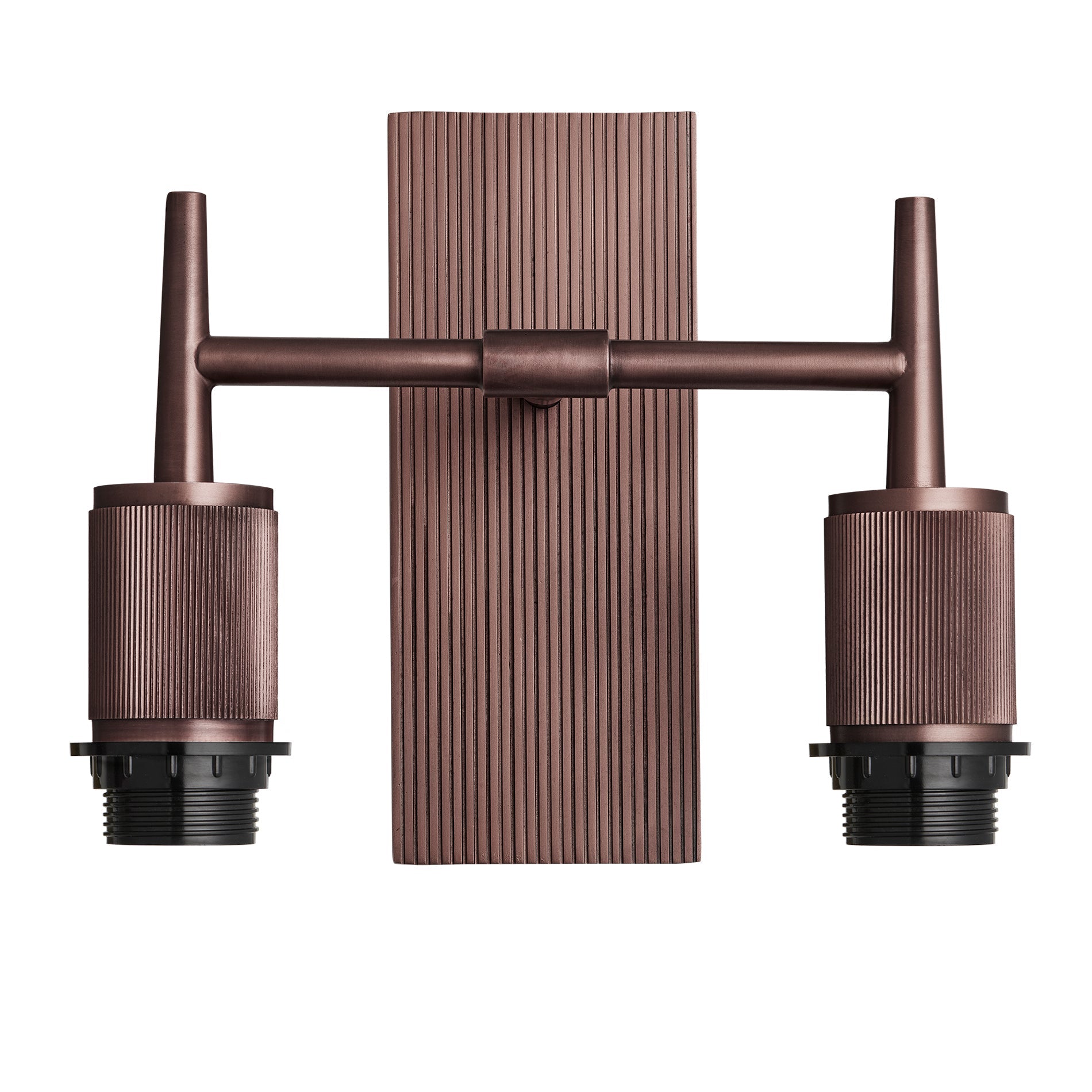 Henley Empire Double Wall Light - Light Natural Cotton
