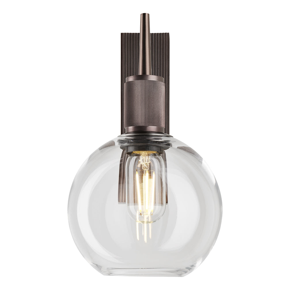Henley Glass Globe Wall Light - 7 Inch