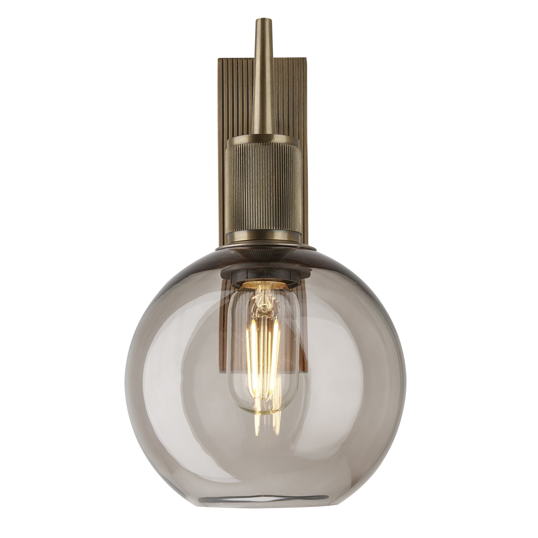 Henley Glass Globe Wall Light - 7 Inch