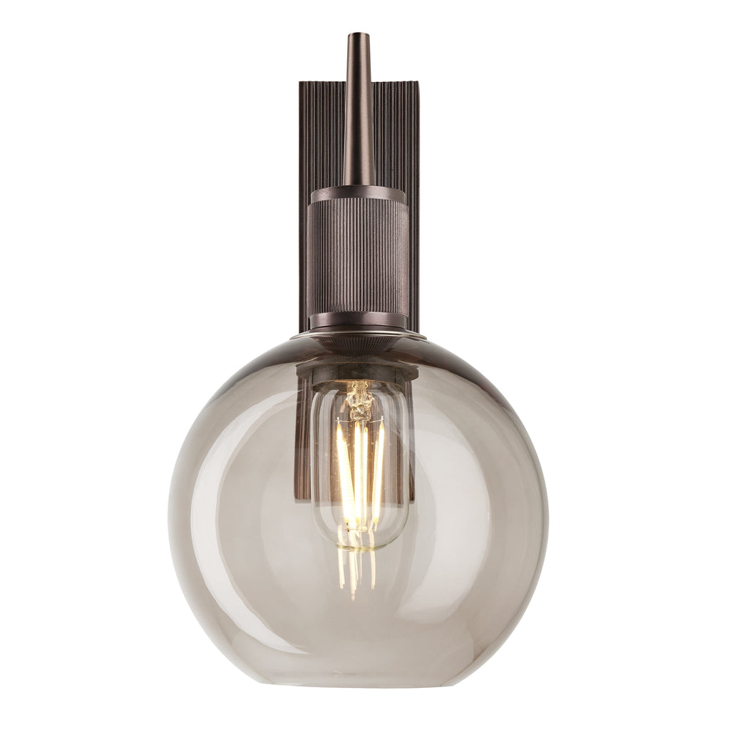 Henley Glass Globe Wall Light - 7 Inch