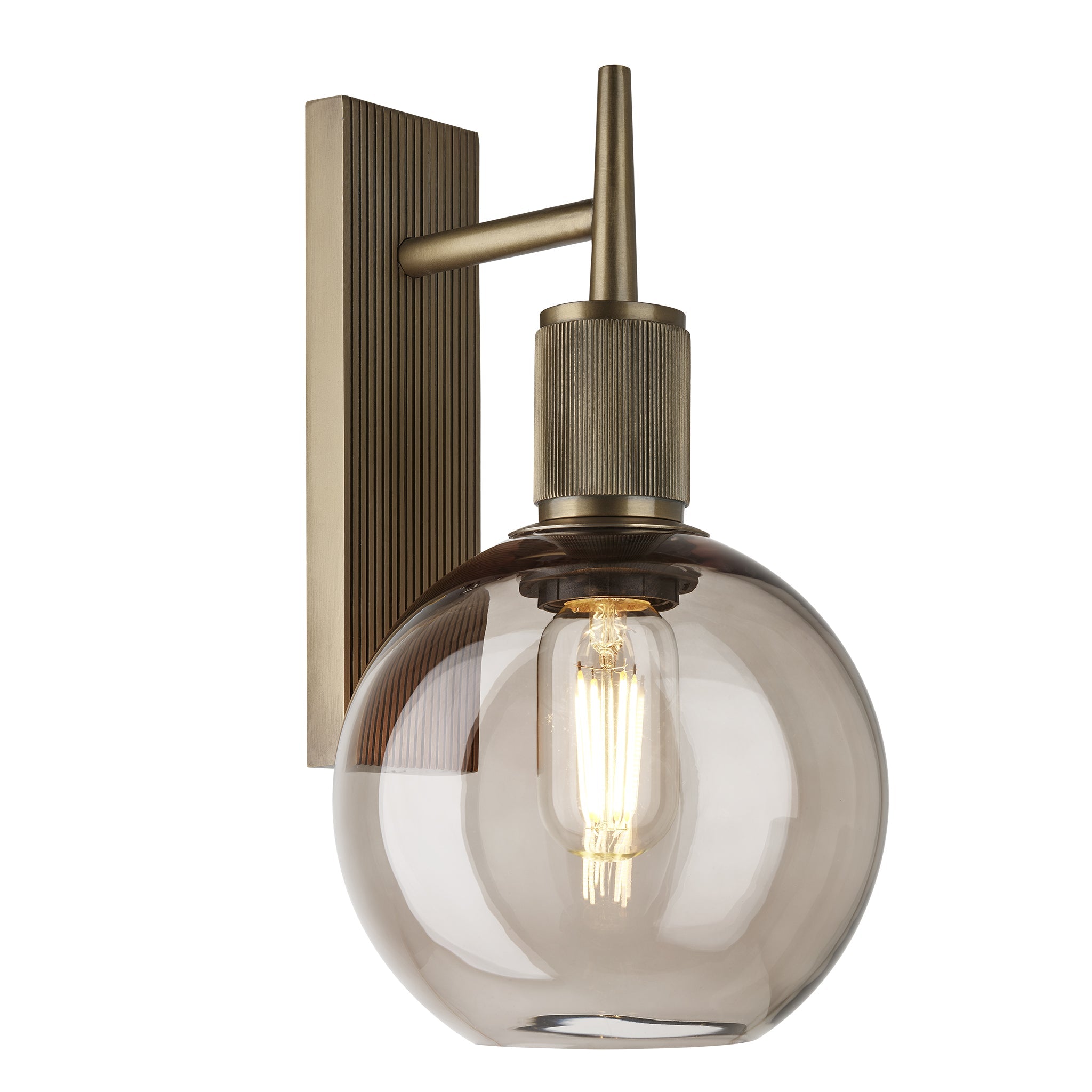 Henley Glass Globe Wall Light - 7 Inch