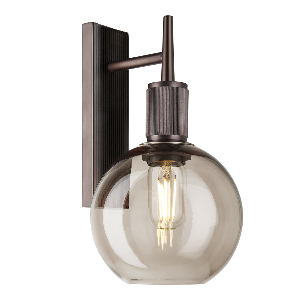 Henley Glass Globe Wall Light - 7 Inch