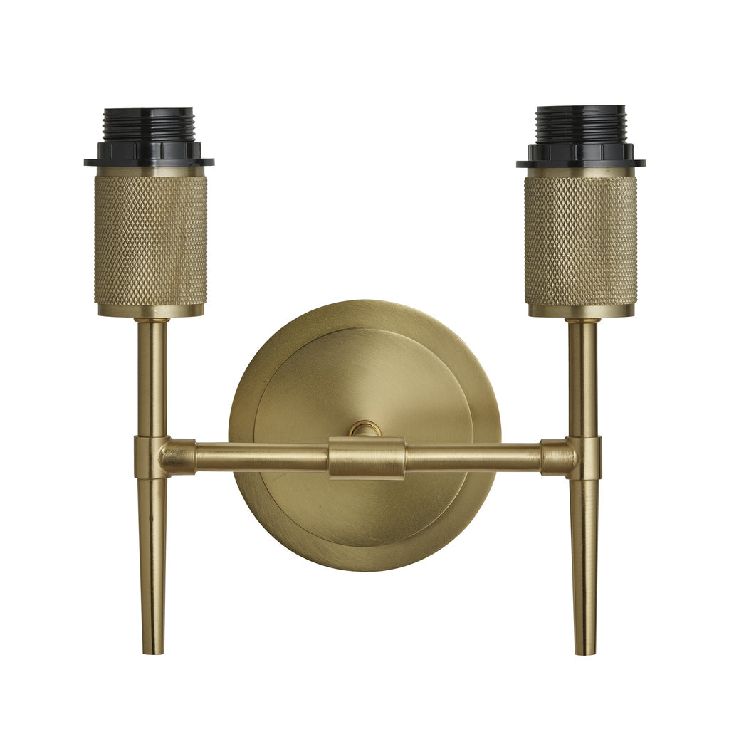 Knurled Cylinder Torch Double Wall Light - Light Natural Cotton