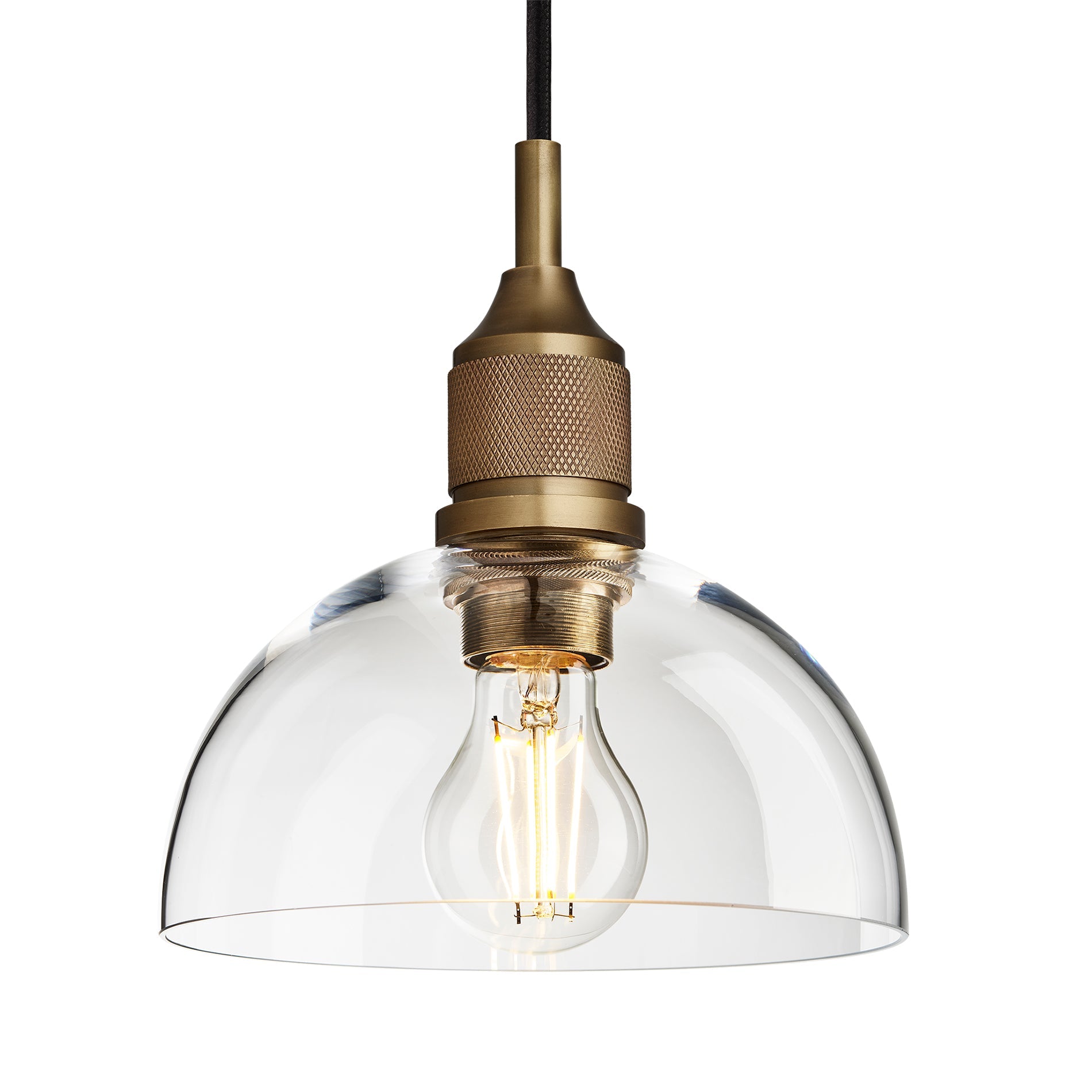 Noho Glass Dome Pendant Light - 8 Inch