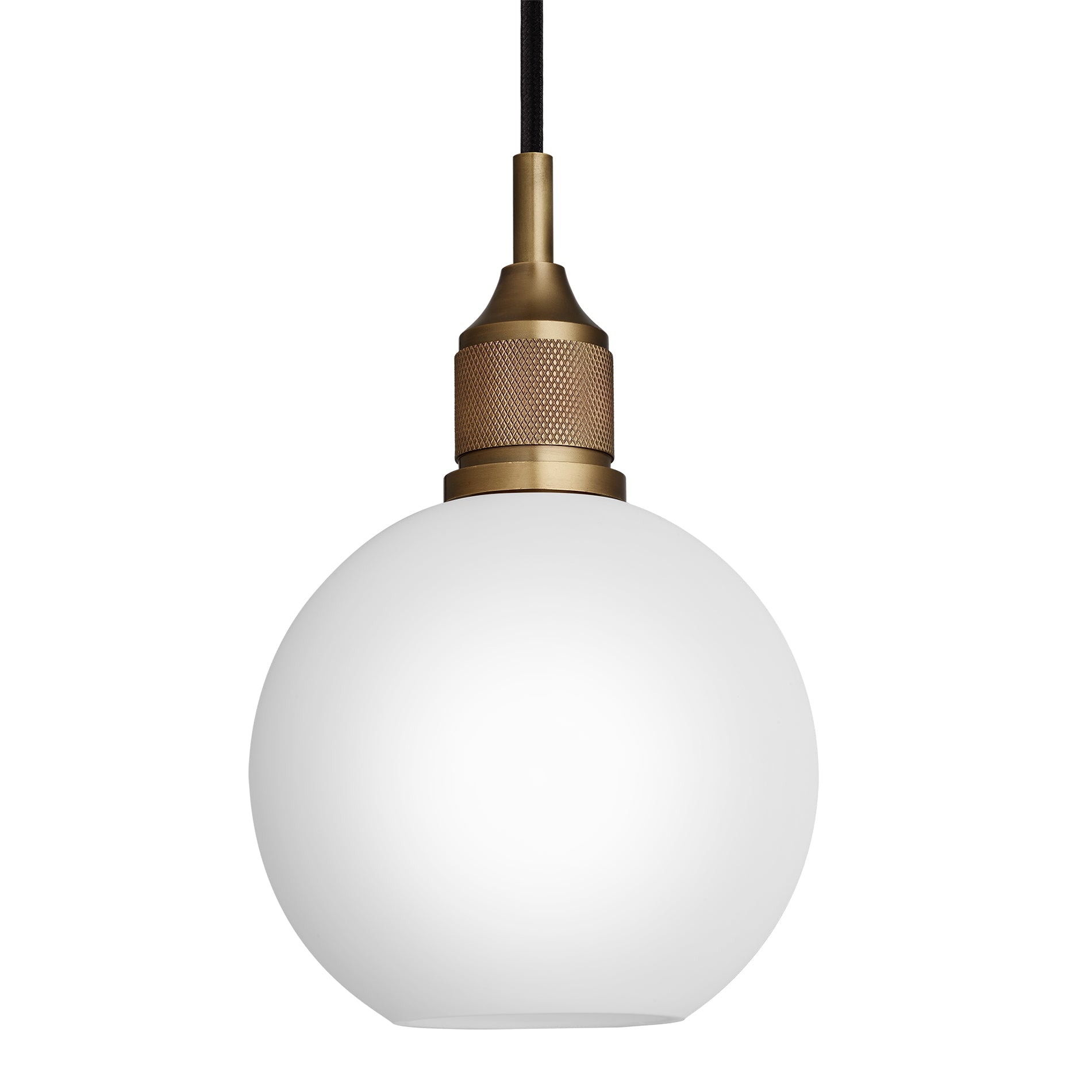 Noho Glass Globe Pendant Light - 7 Inch - Opal