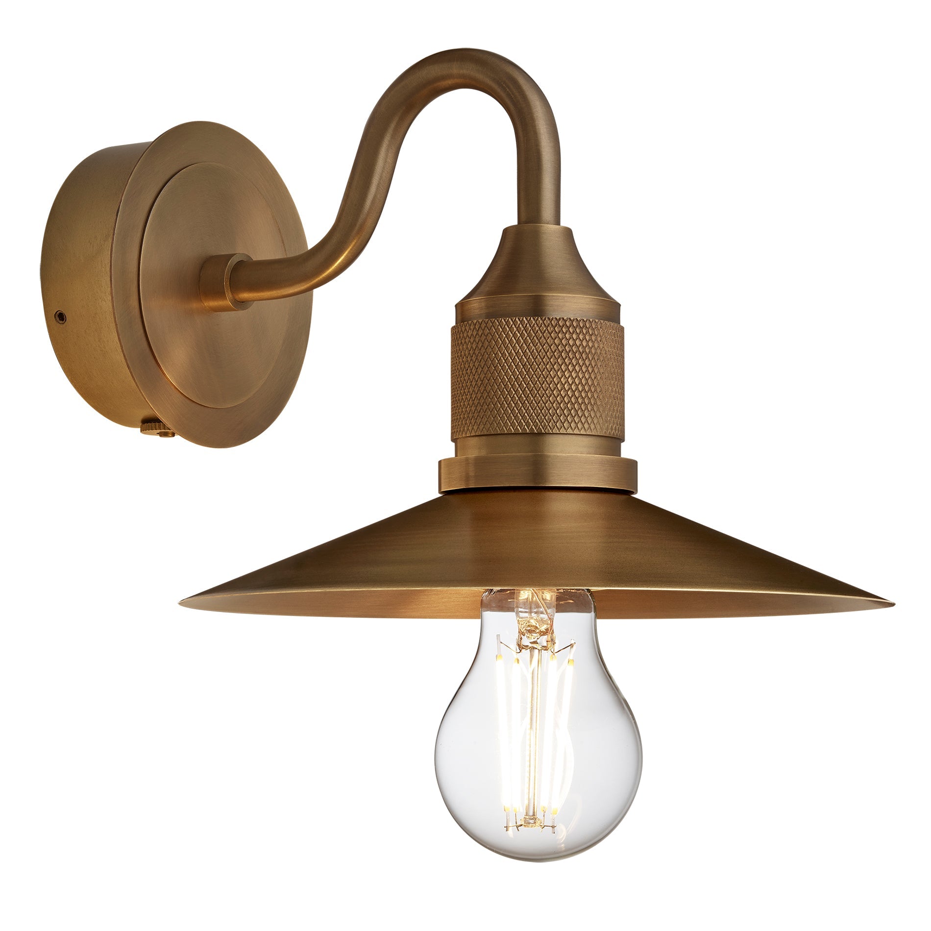 Noho Slope Swan Neck Wall Light - 8 Inch