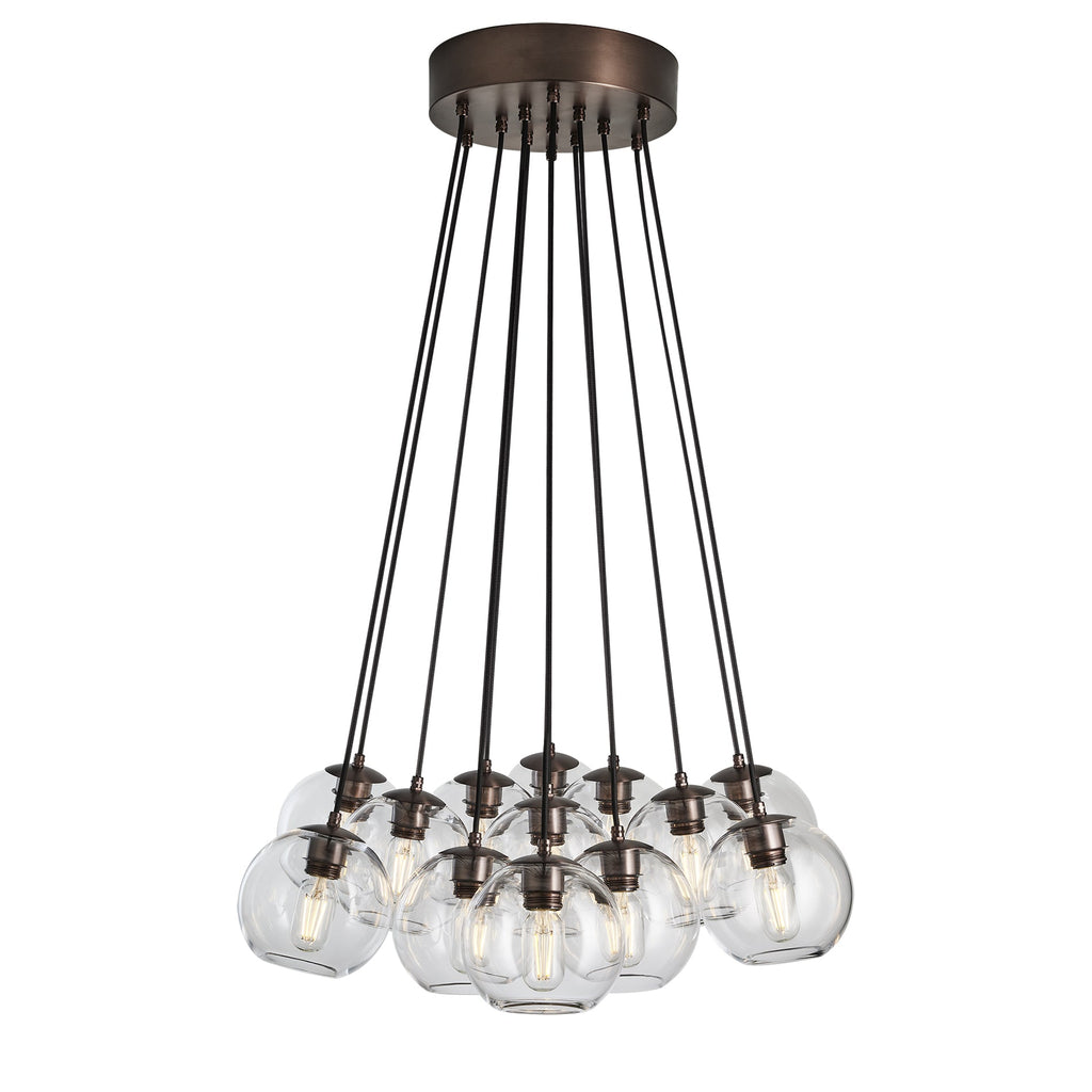Preston Glass Globe 13 Wire Cluster Lights - 7 Inch