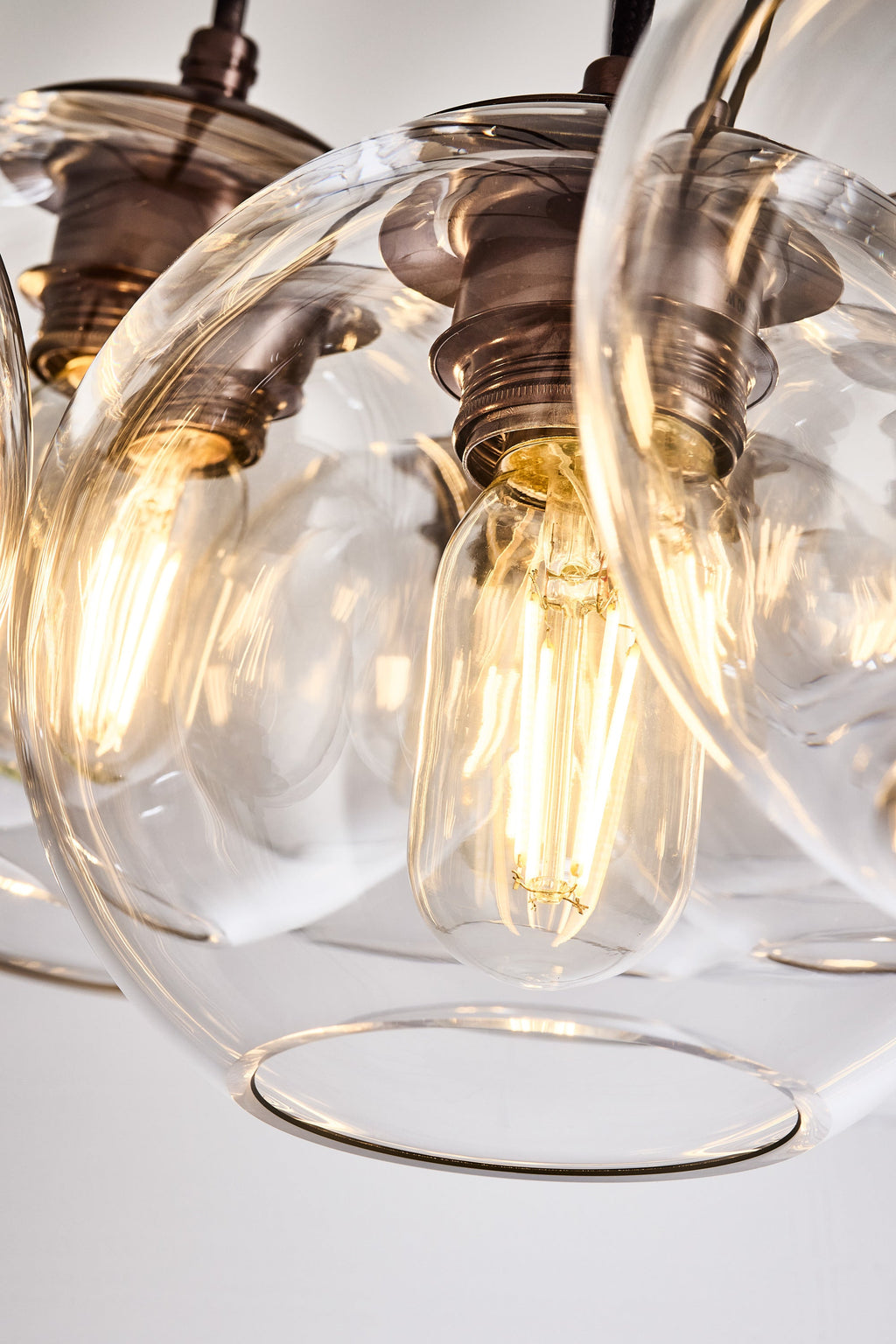 Preston Glass Globe 9 Wire Cluster Lights - 7 Inch